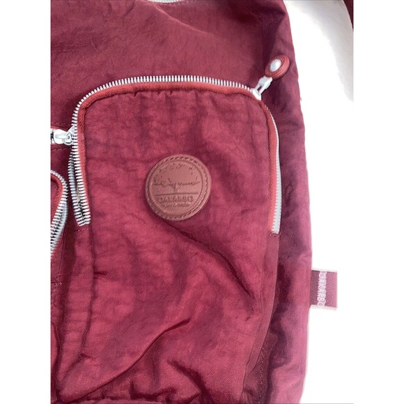 Oakarbo Plant Travel Bag Crossbody Shoulder Bag Vegan Purse 6 Pockets Red - Picture 3 of 9
